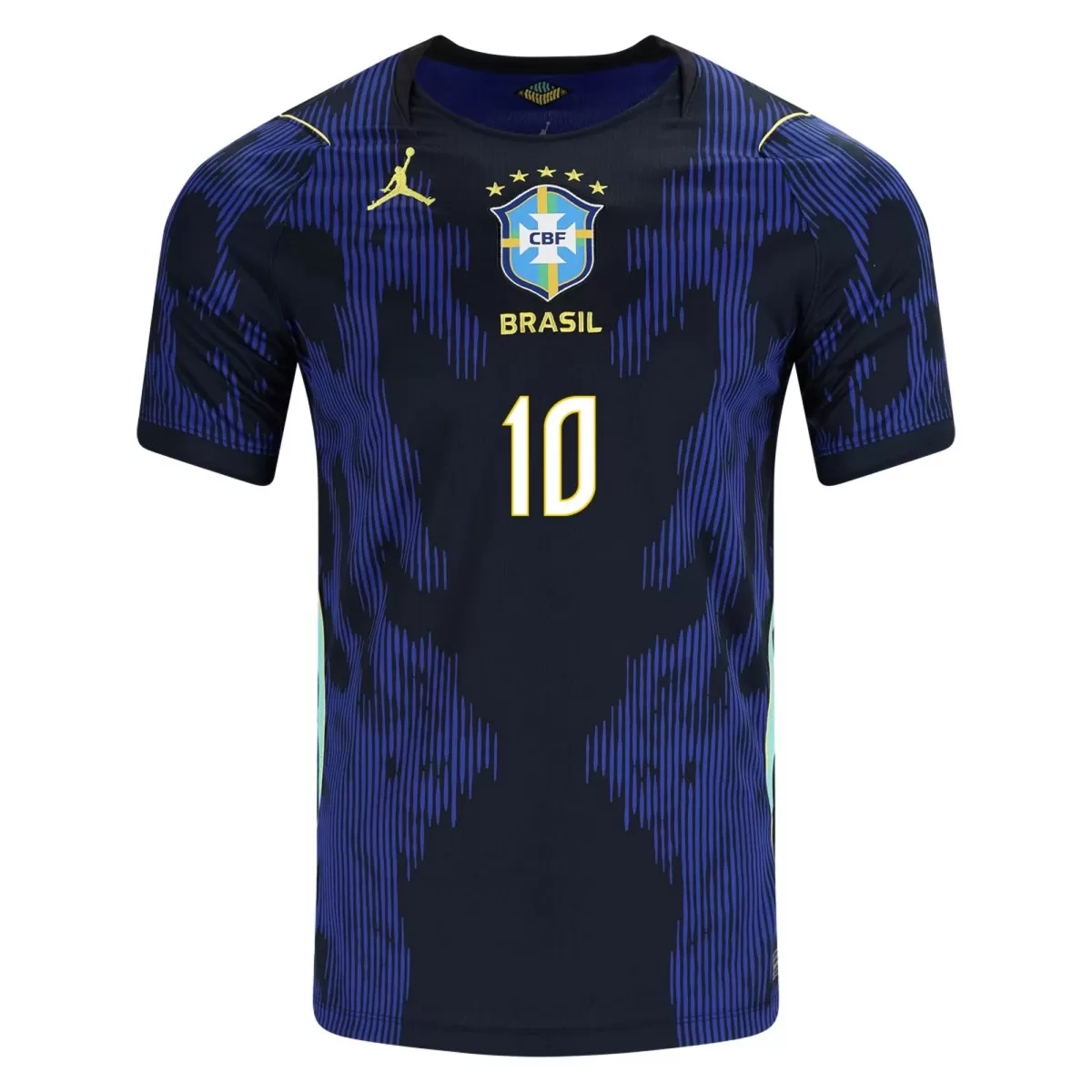Alternative view of Neymar Jr. #10 Brazil Away Jersey World Cup 2026