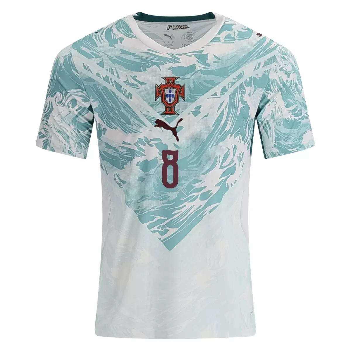 Alternative view of B.FERNANDES #8 Portugal Away Jersey World Cup 2026