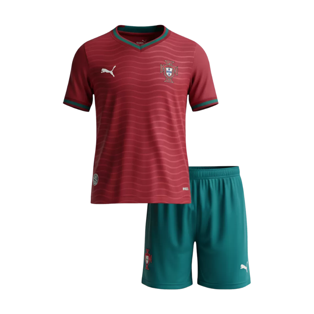 Alternative view of Kids Portugal Home Jersey Kit World Cup 2026