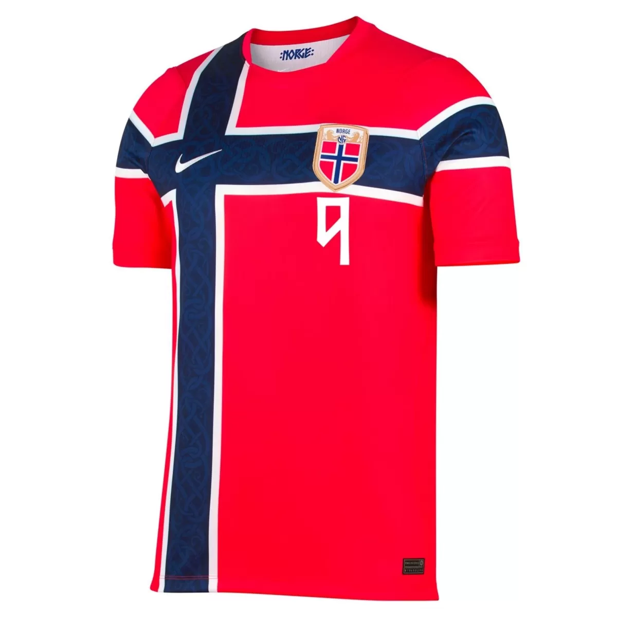 Alternative view of BRAUT HAALAND #9 Norway Home Jersey World Cup 2026
