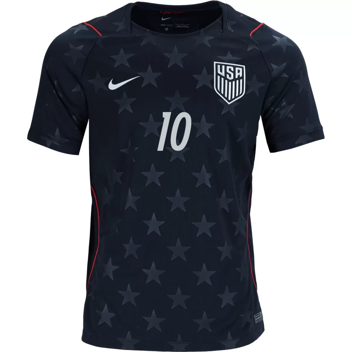 Alternative view of Pulisic #10 USMNT Away Jersey World Cup 2026