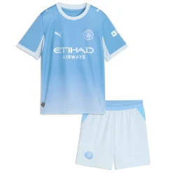 Kids Manchester City Home Jersey Kit 2026/27