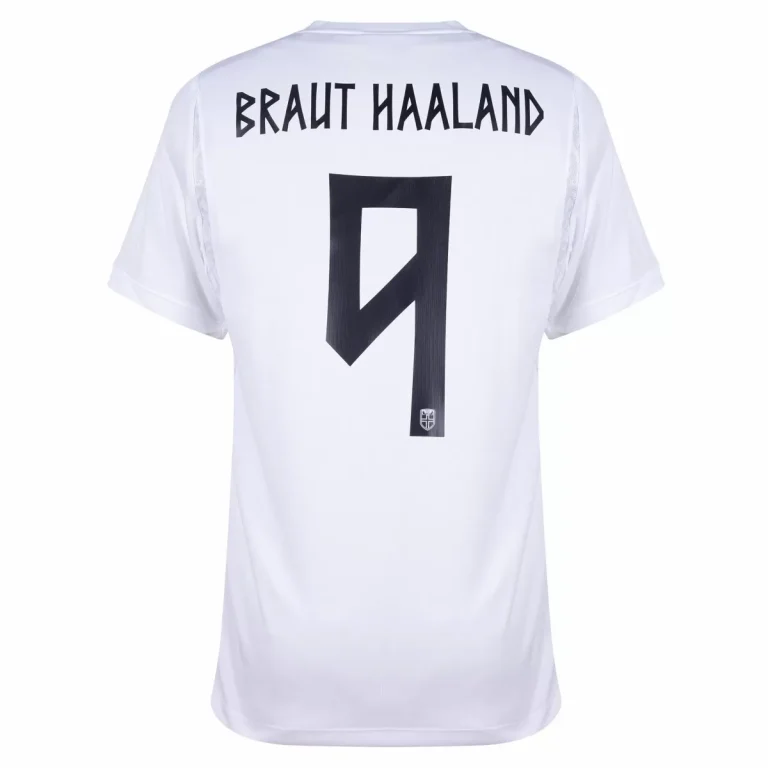 Braut Haaland #9 Norway Third Whiteout Jersey World Cup 2026